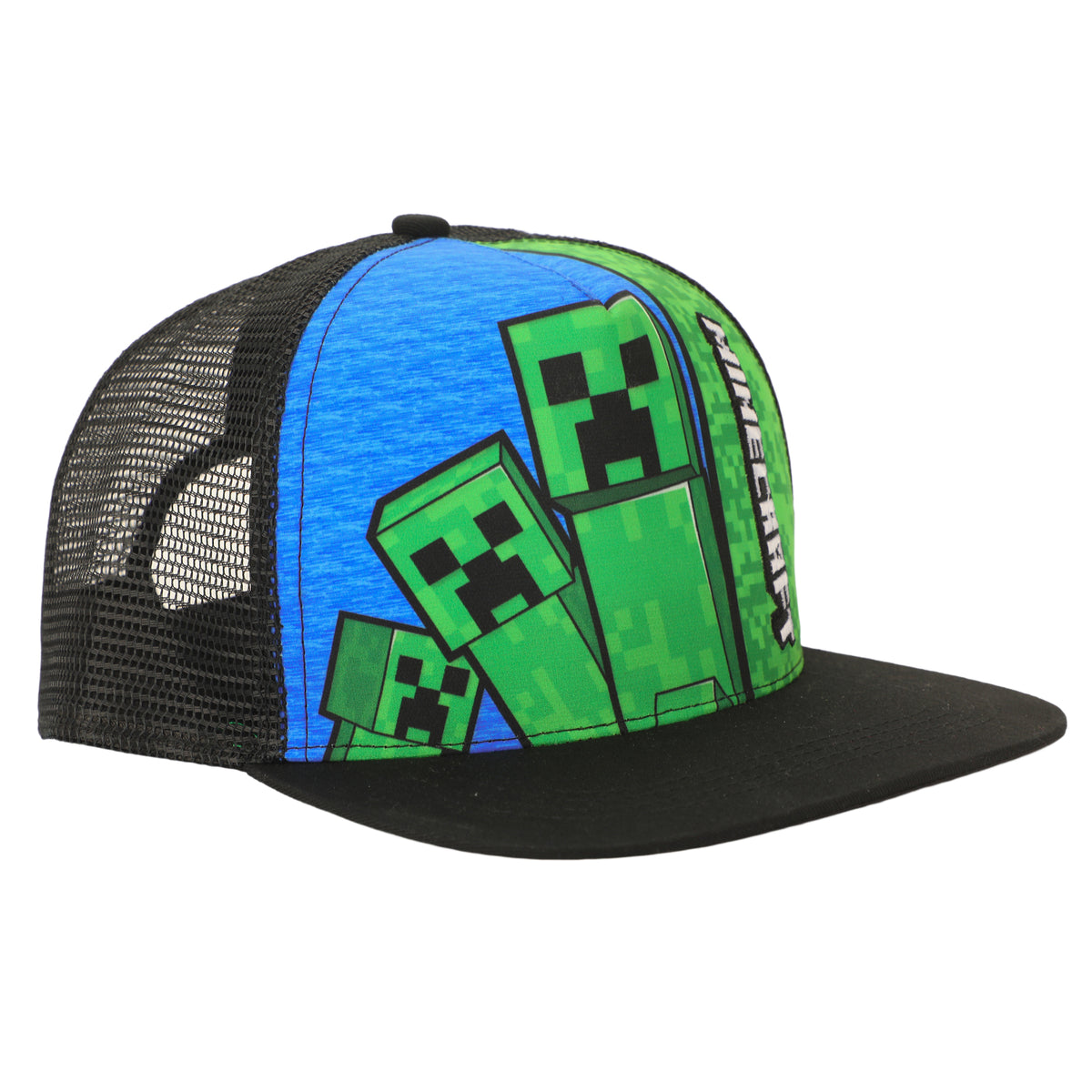 Minecraft Creeper Embroidered Youth Trucker