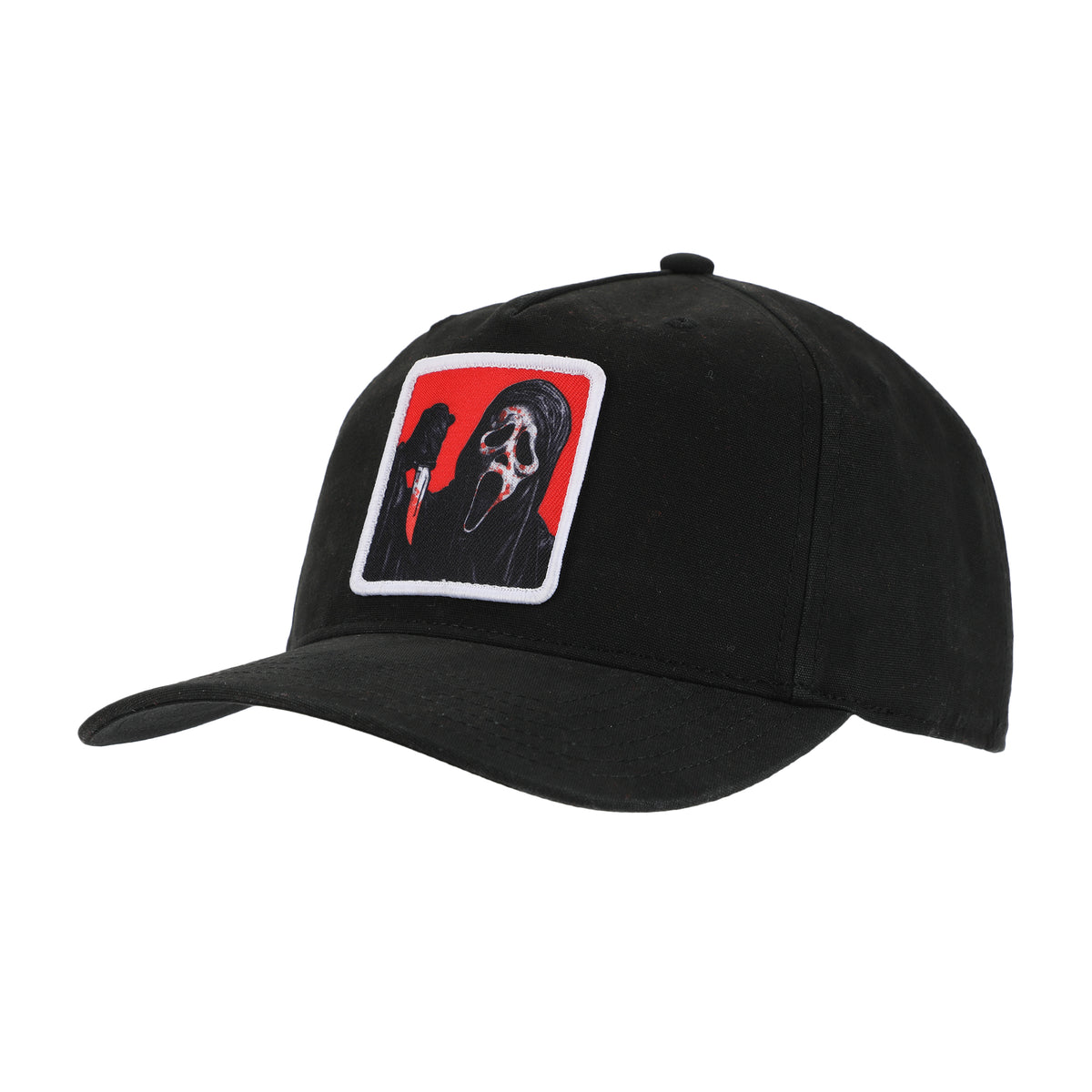 Ghost Face Sublimated Patch Pre-Curved Snapback