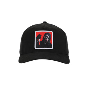 Ghost Face Sublimated Patch Pre-Curved Snapback