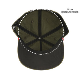 Friday The 13th Camp Crystal Lake Badge Green Retro Grandpa Snapback Hat