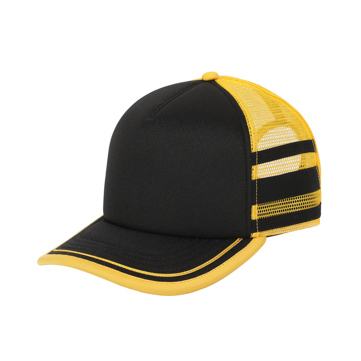 Stranger Things Dustin Henderson Black & Yellow Cosplay  Trucker Hat