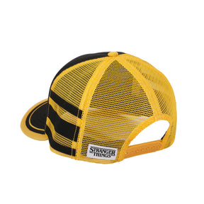 Stranger Things Dustin Henderson Black & Yellow Cosplay  Trucker Hat