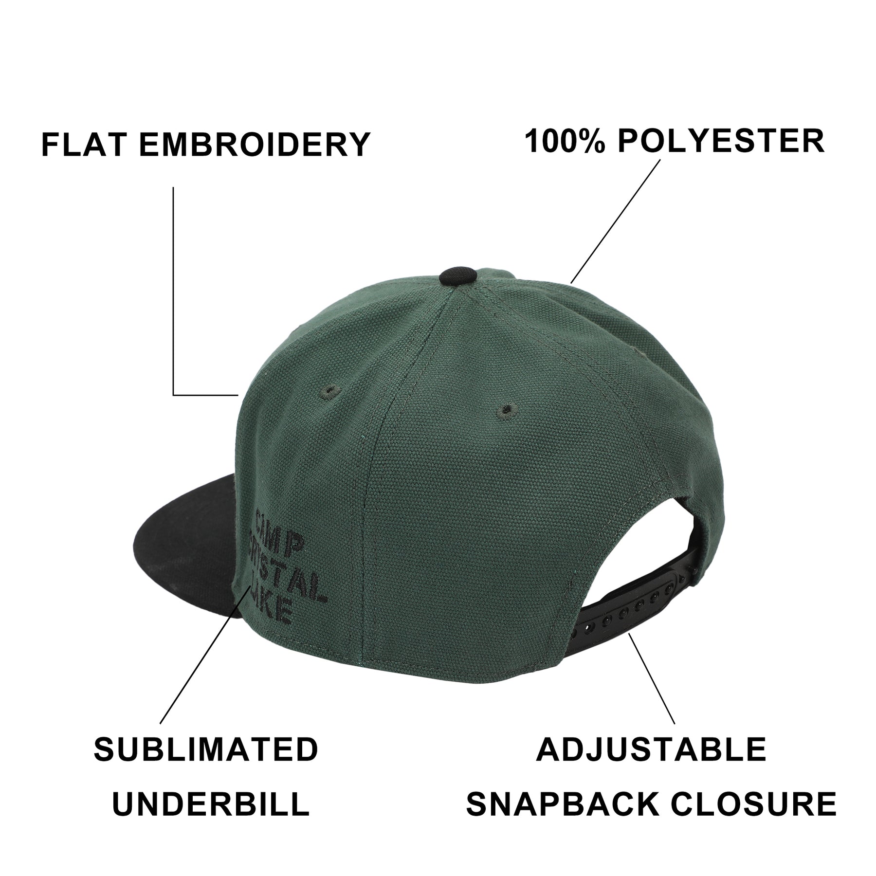 Friday the 13th Jason Mask Traditional Snapback Cap