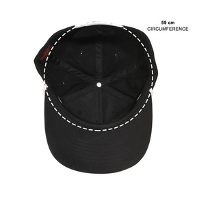 Stranger Things Hellfire Club Demon Head Black Retro Grandpa Snapback Hat