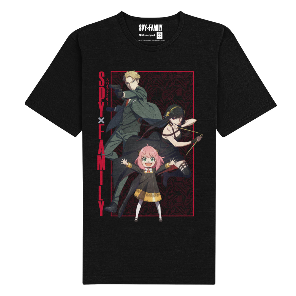 Spy x Family - Red Box Unisex Black T-Shirt