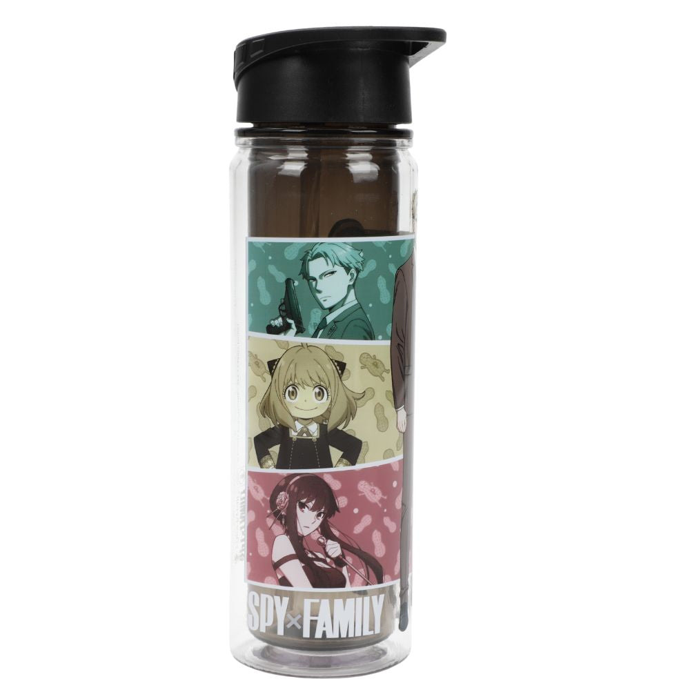 Spy x Family Characters 16 Oz Plastic Water Bottle