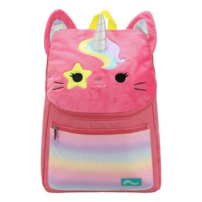 Squishmallows Sienna the Unicorn Cat Youth 16' Backpack, Pink, One size