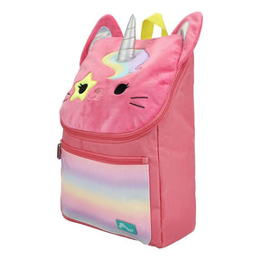 Squishmallows Sienna the Unicorn Cat Youth 16' Backpack, Pink, One size