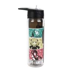 Spy x Family Characters 16 Oz Plastic Water Bottle