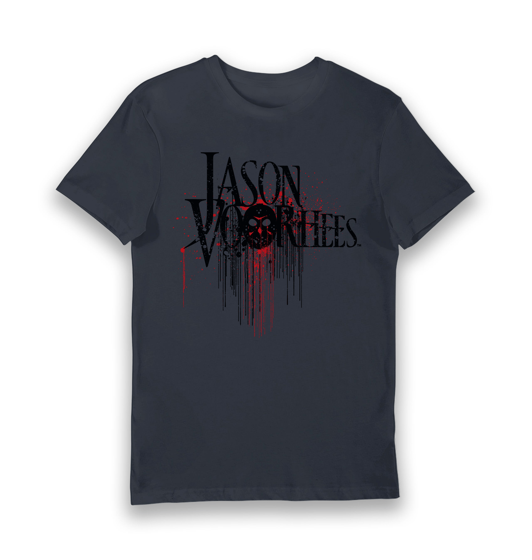 Navy Printed T-shirt Front