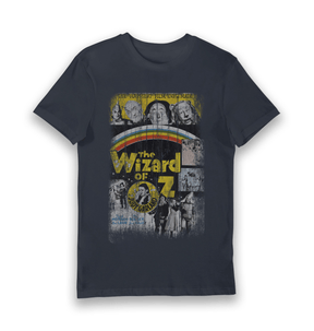 Navy Printed T-shirt Front