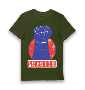 Forest Green Printed T-shirt Front