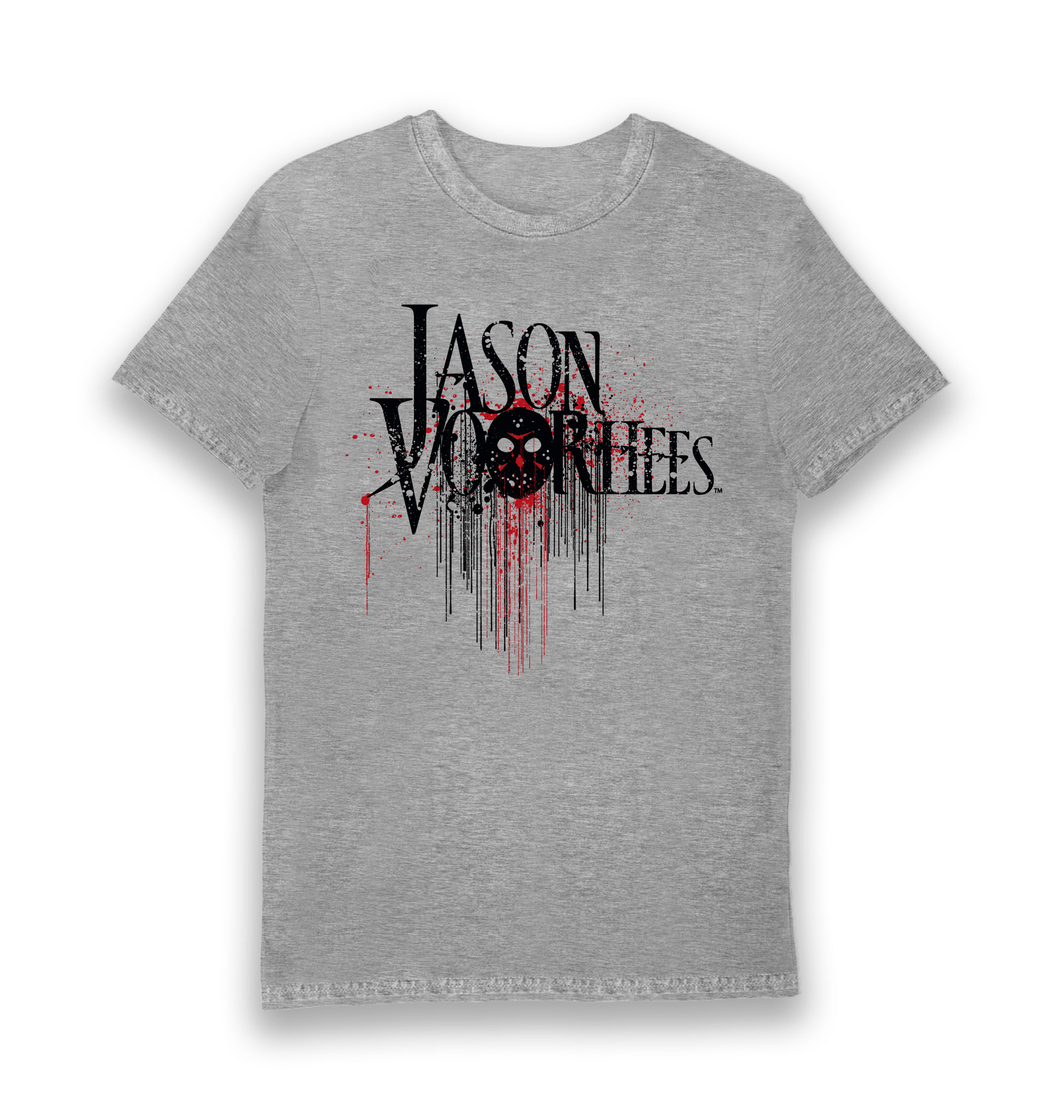 Sports Grey Printed T-shirt Front