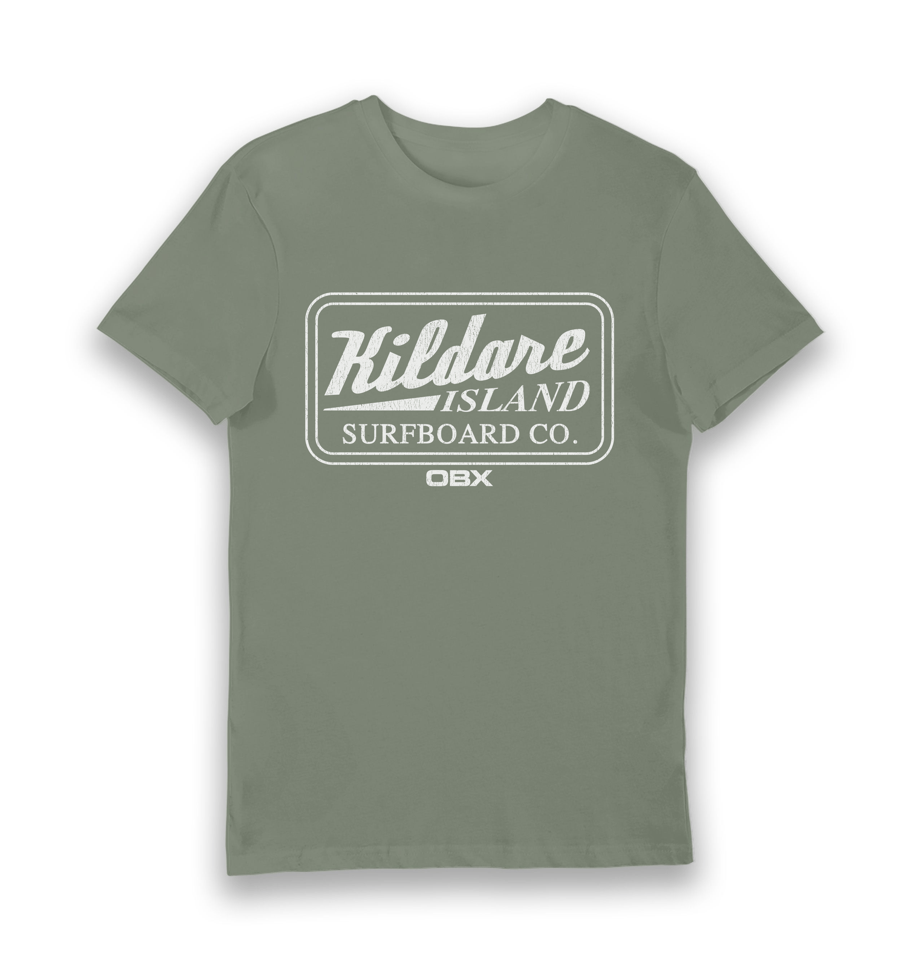 Khaki Printed T-shirt Front