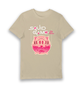 Sand Printed T-shirt Front