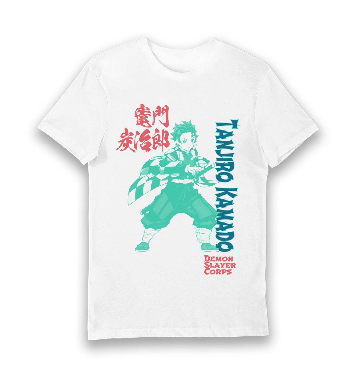 White Printed T-shirt Front