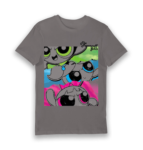 Charcoal Printed T-shirt Front