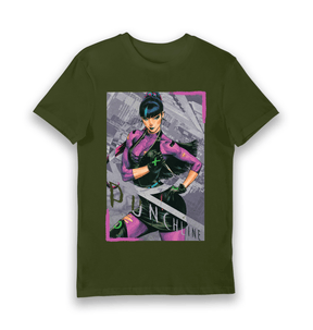Forest Green Printed T-shirt Front
