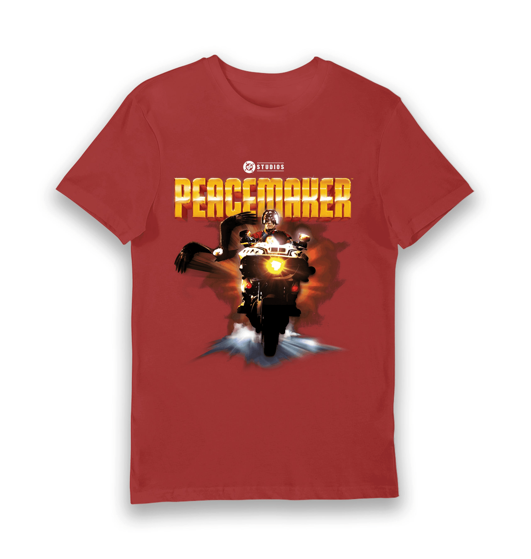 Red Printed T-shirt Front