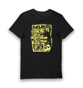 Black Printed T-shirt Front