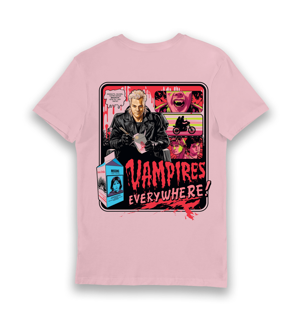 Pink Printed T-shirt Back