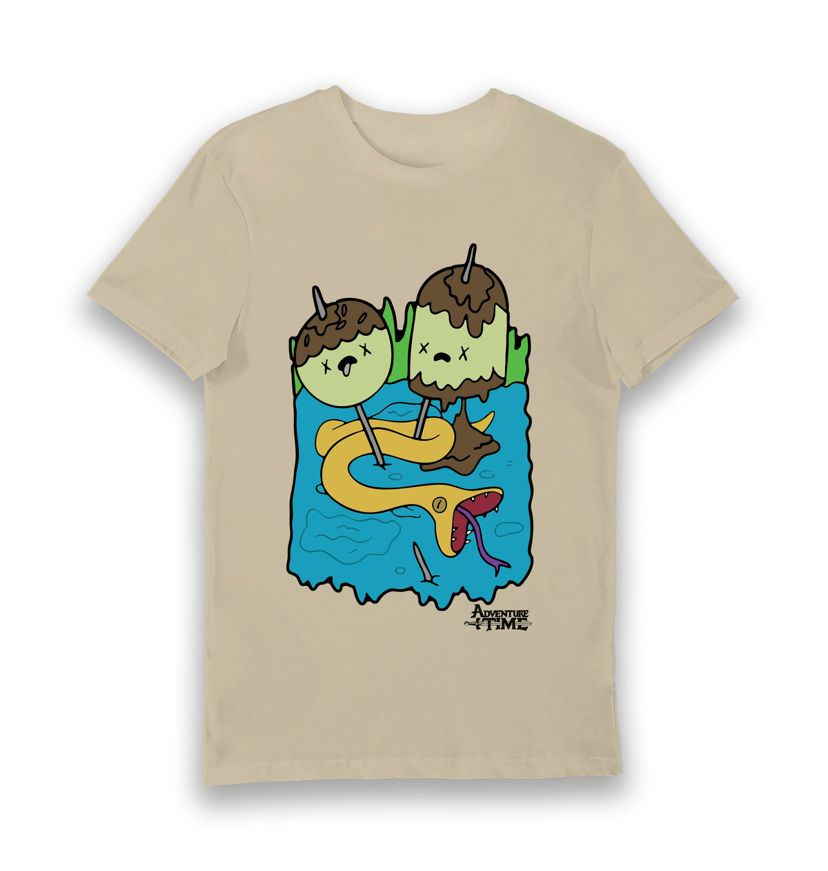 Sand Printed T-shirt Front