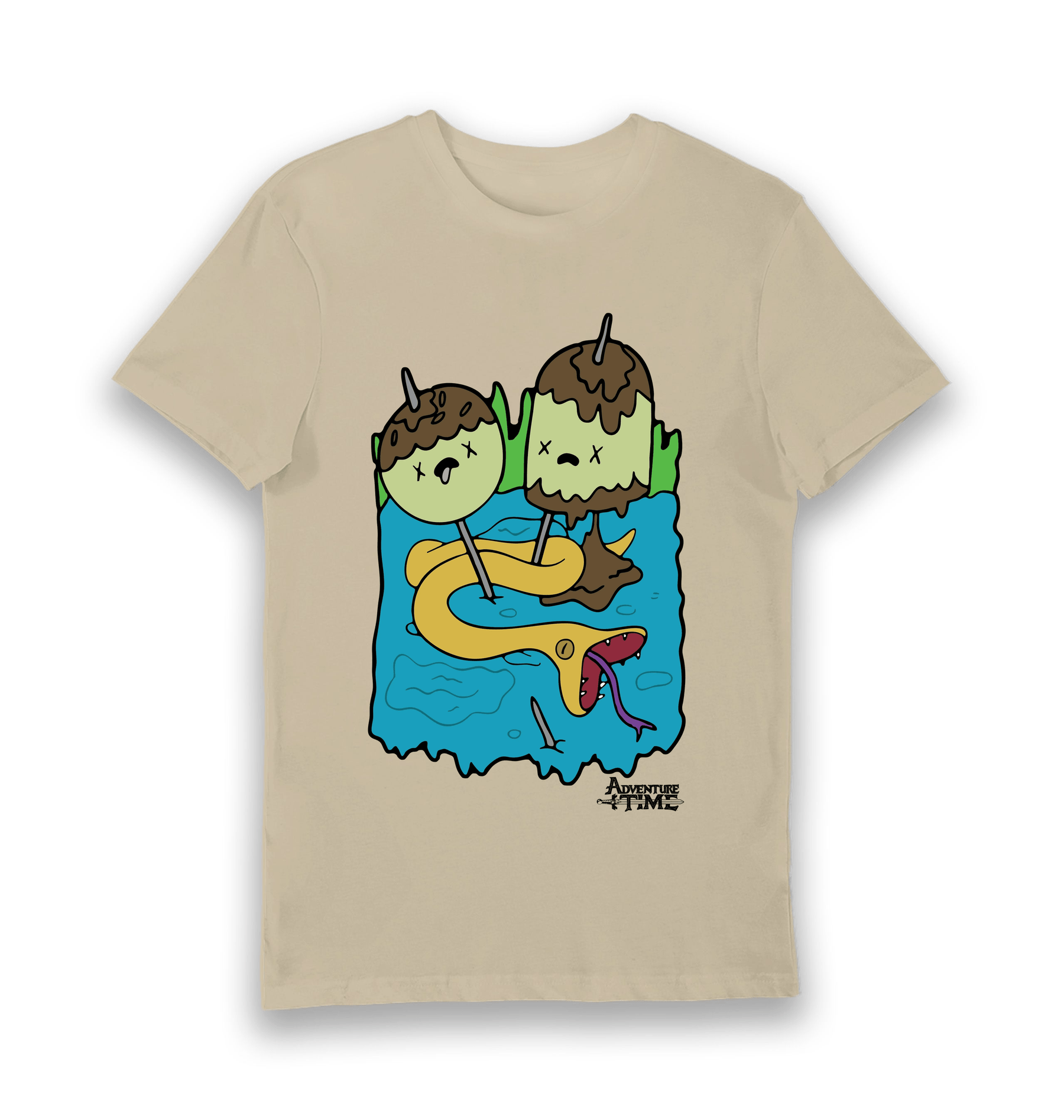 Sand Printed T-shirt Front