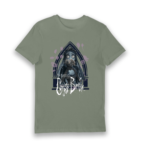 Khaki Printed T-shirt Front