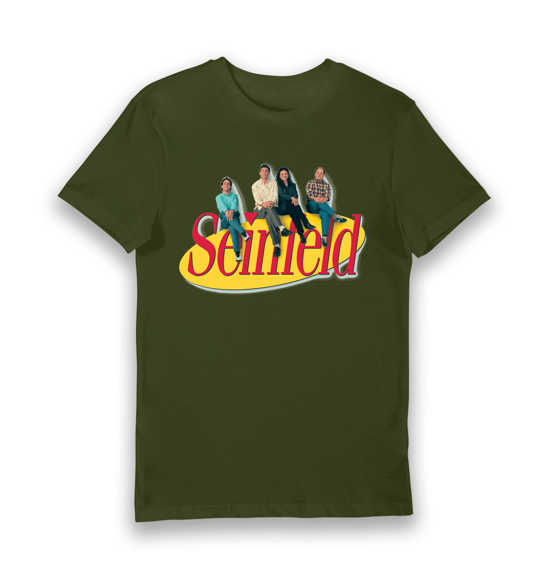 Forest Green Printed T-shirt Front