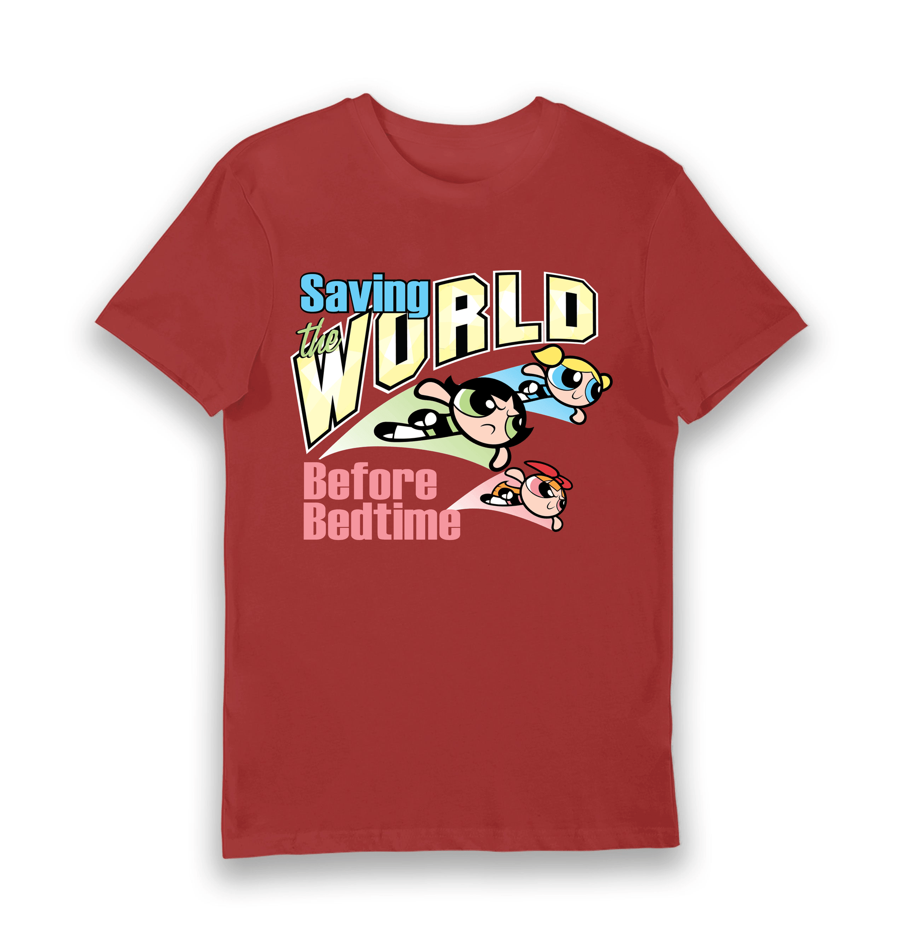 Red Printed T-shirt Front