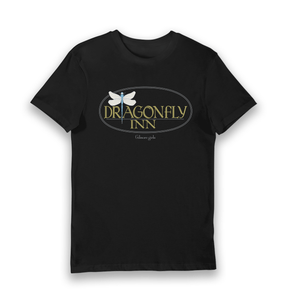 Black Printed T-shirt Front