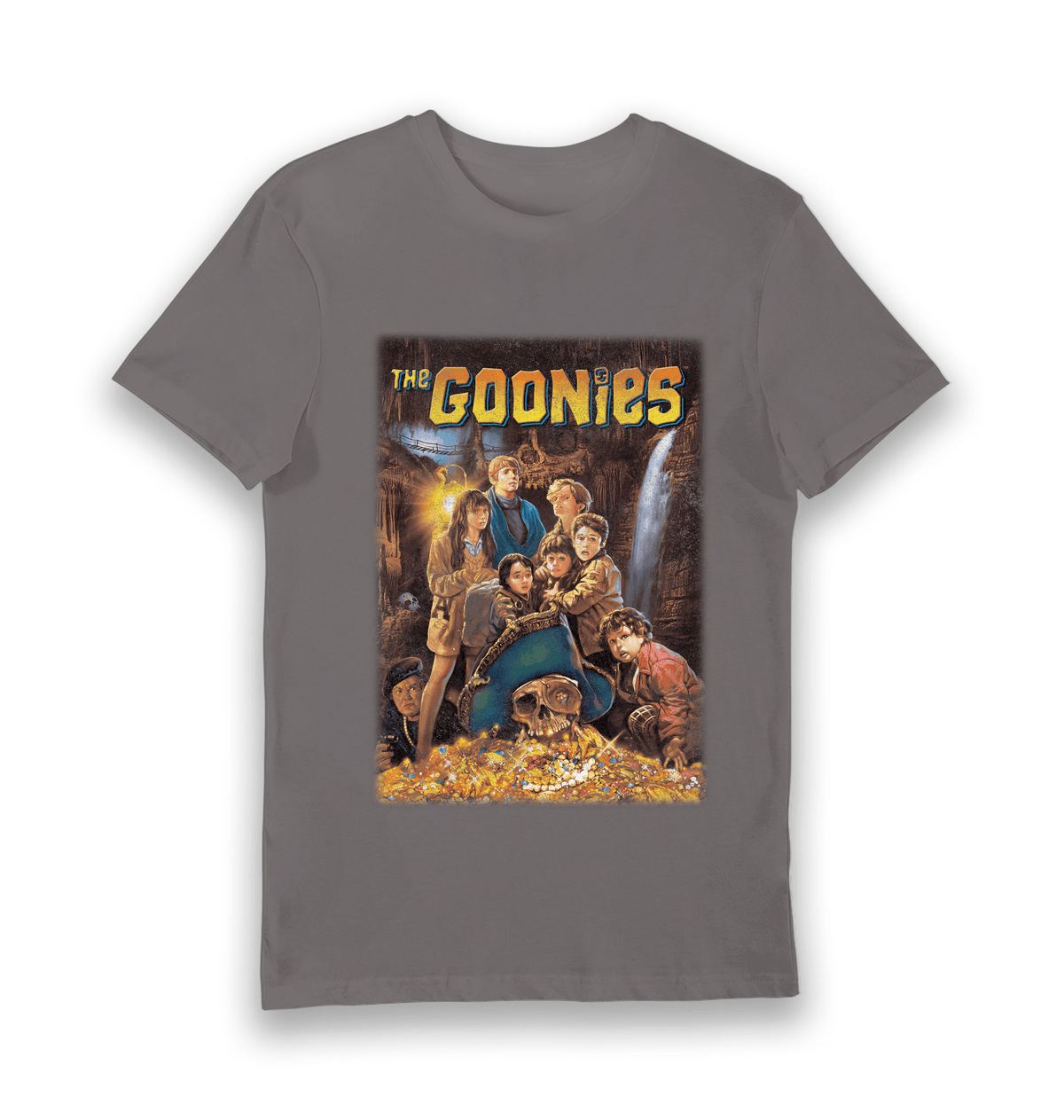 Charcoal Printed T-shirt Front