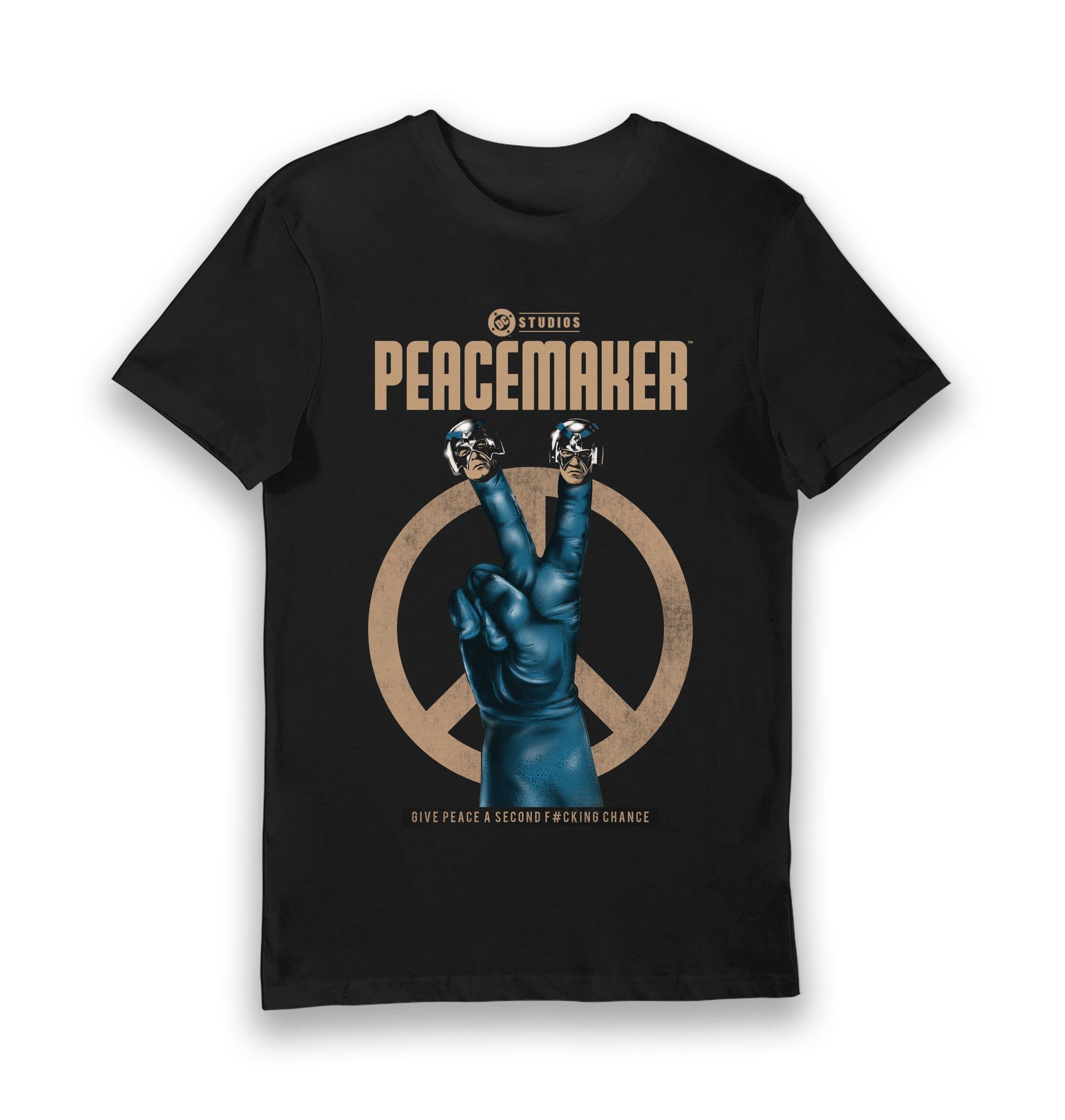 Black Printed T-shirt Front