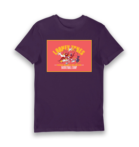 Purple Printed T-shirt Front