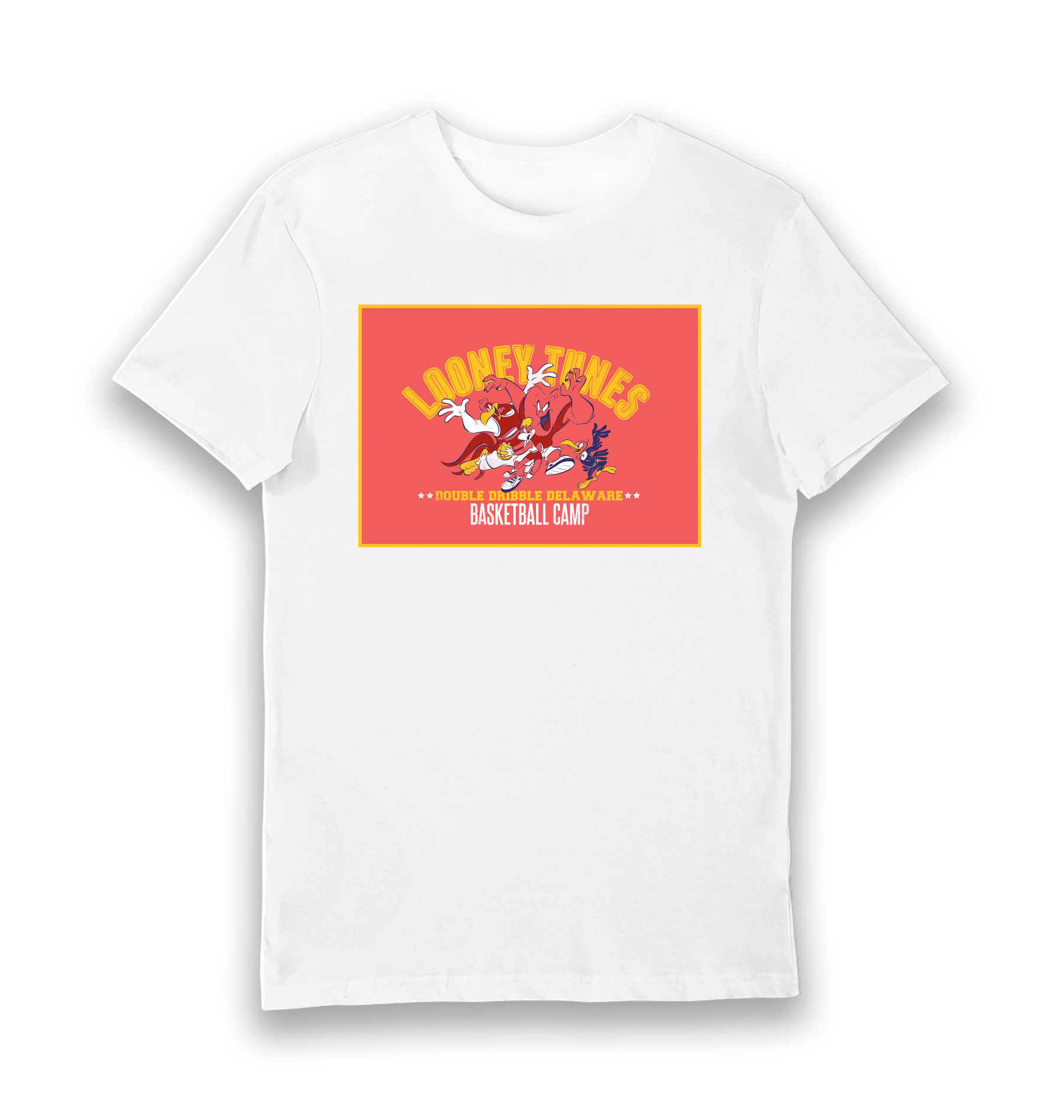 White Printed T-shirt Front