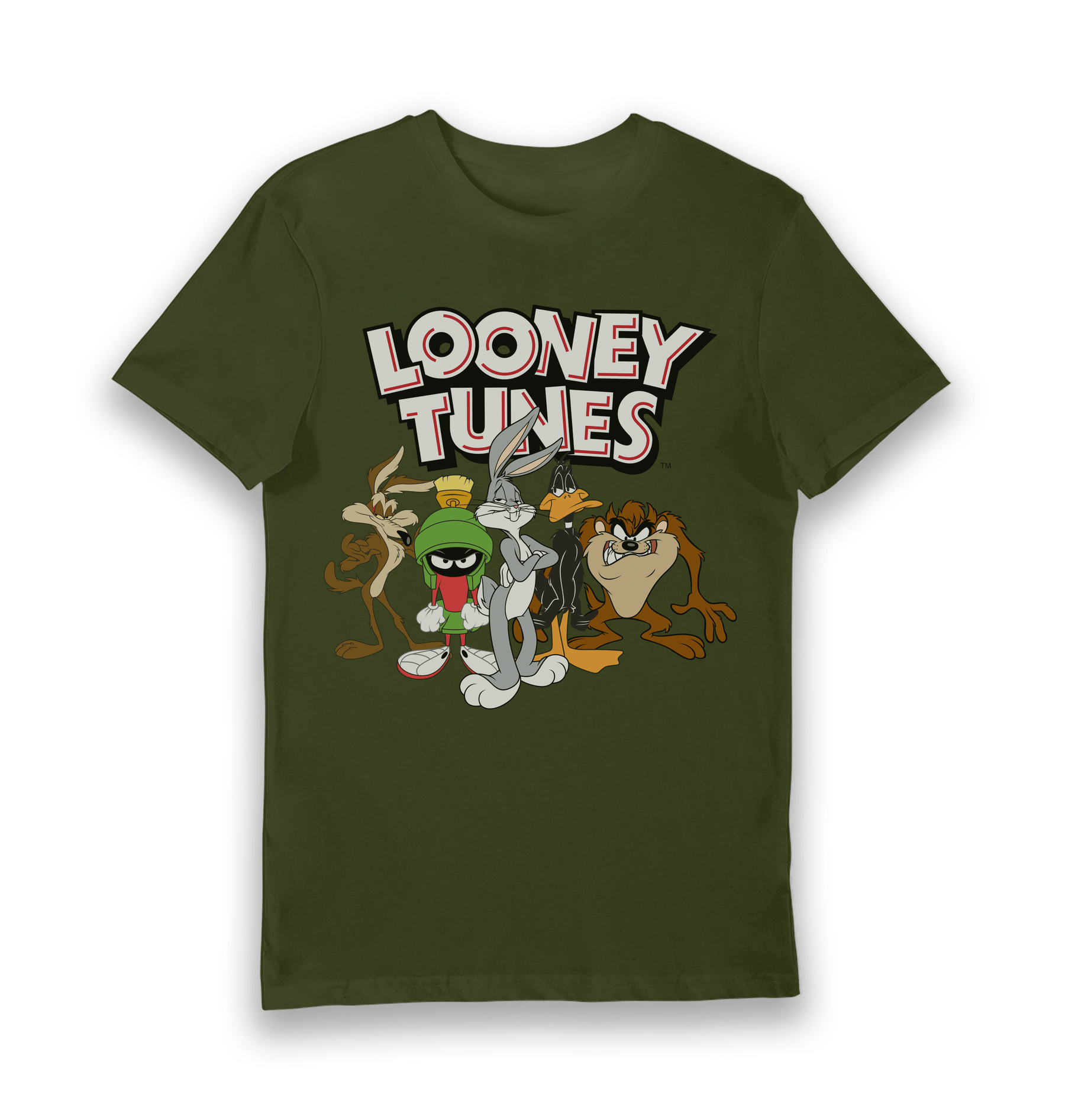 Forest Green Printed T-shirt Front