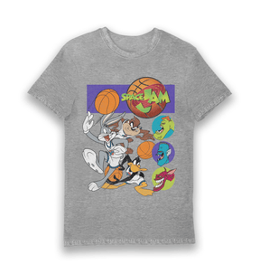 Sports Grey Printed T-shirt Front