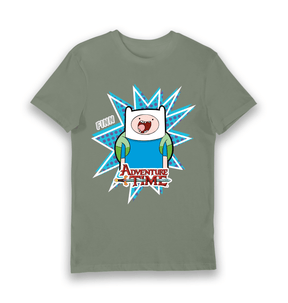 Khaki Printed T-shirt Front