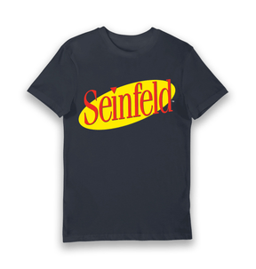 Navy Printed T-shirt Front