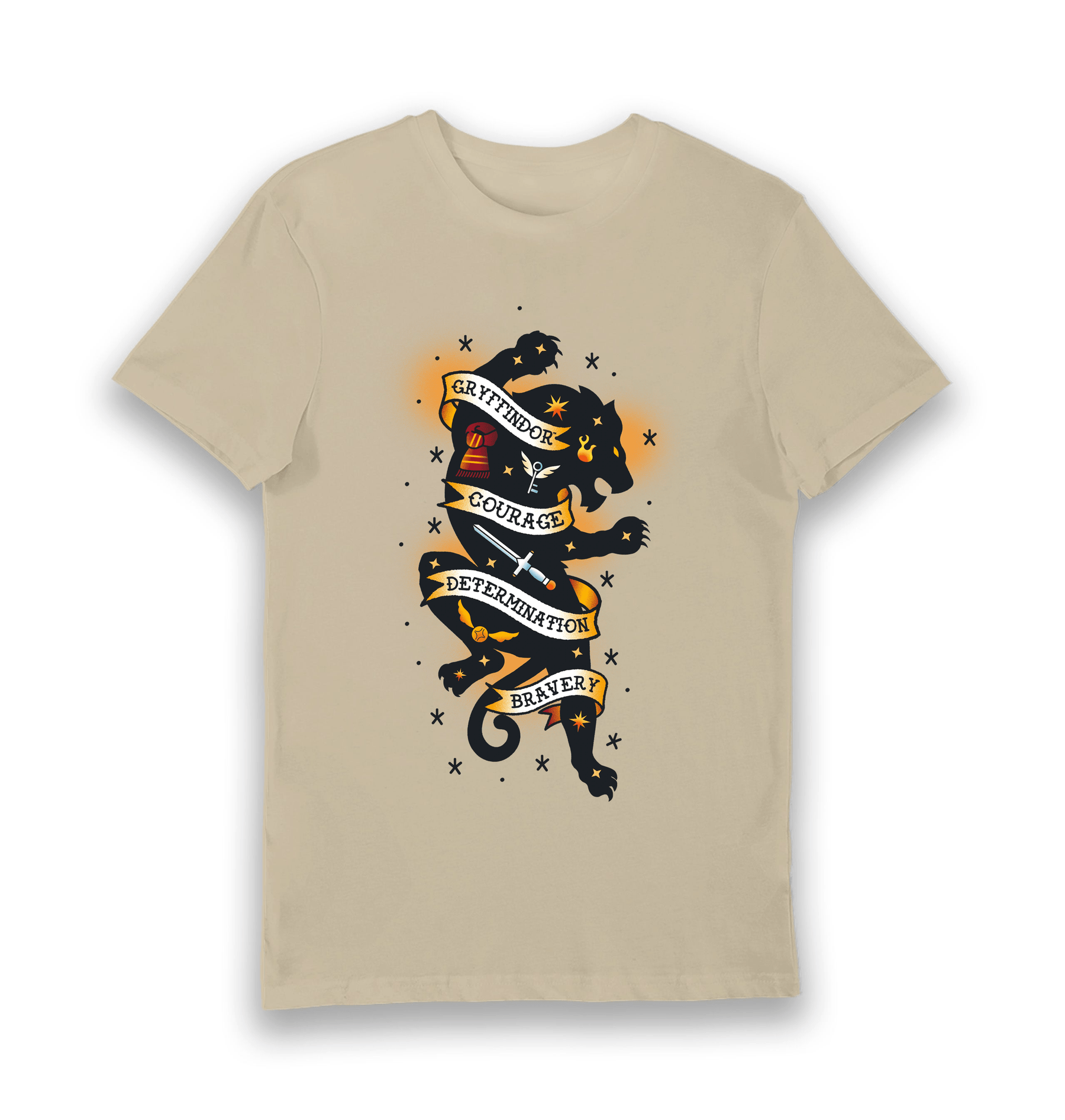 Sand Printed T-shirt Front