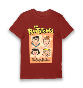 Brick Red Printed T-shirt Front