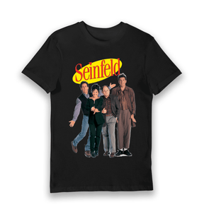Black Printed T-shirt Front