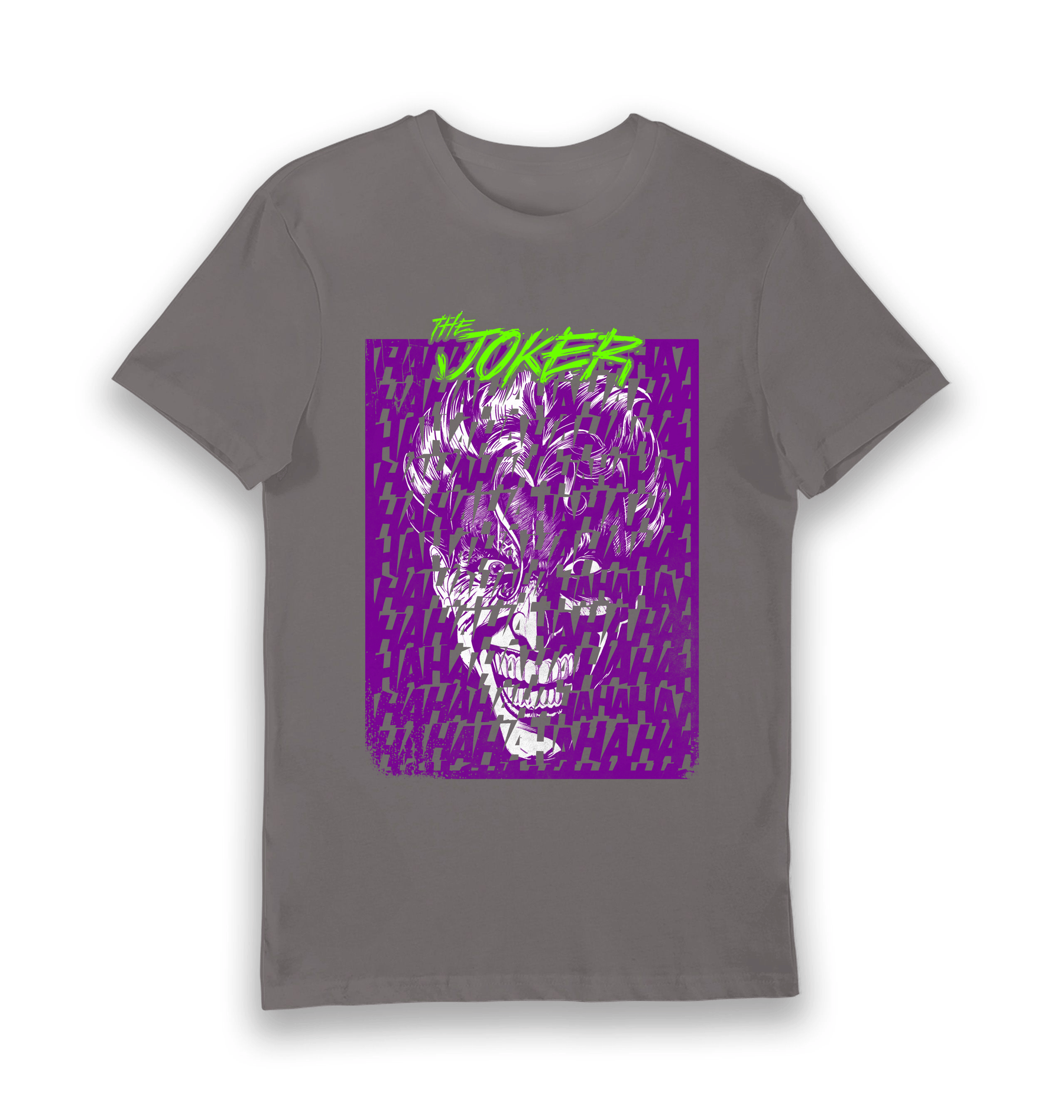 Charcoal Printed T-shirt Front