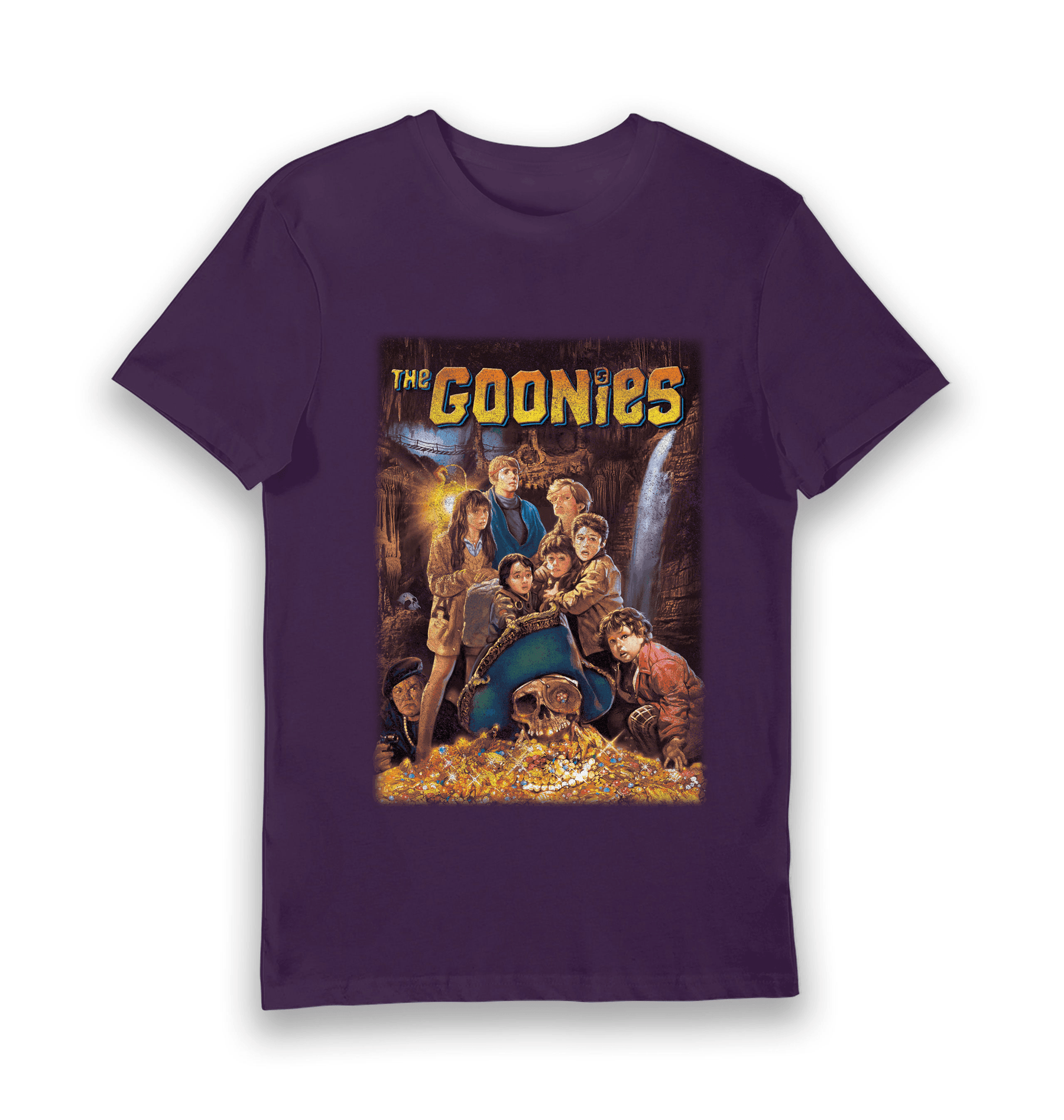 Purple Printed T-shirt Front