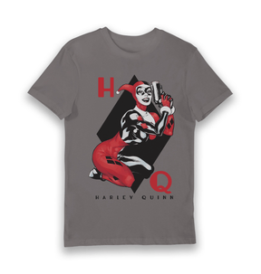 Charcoal Printed T-shirt Front