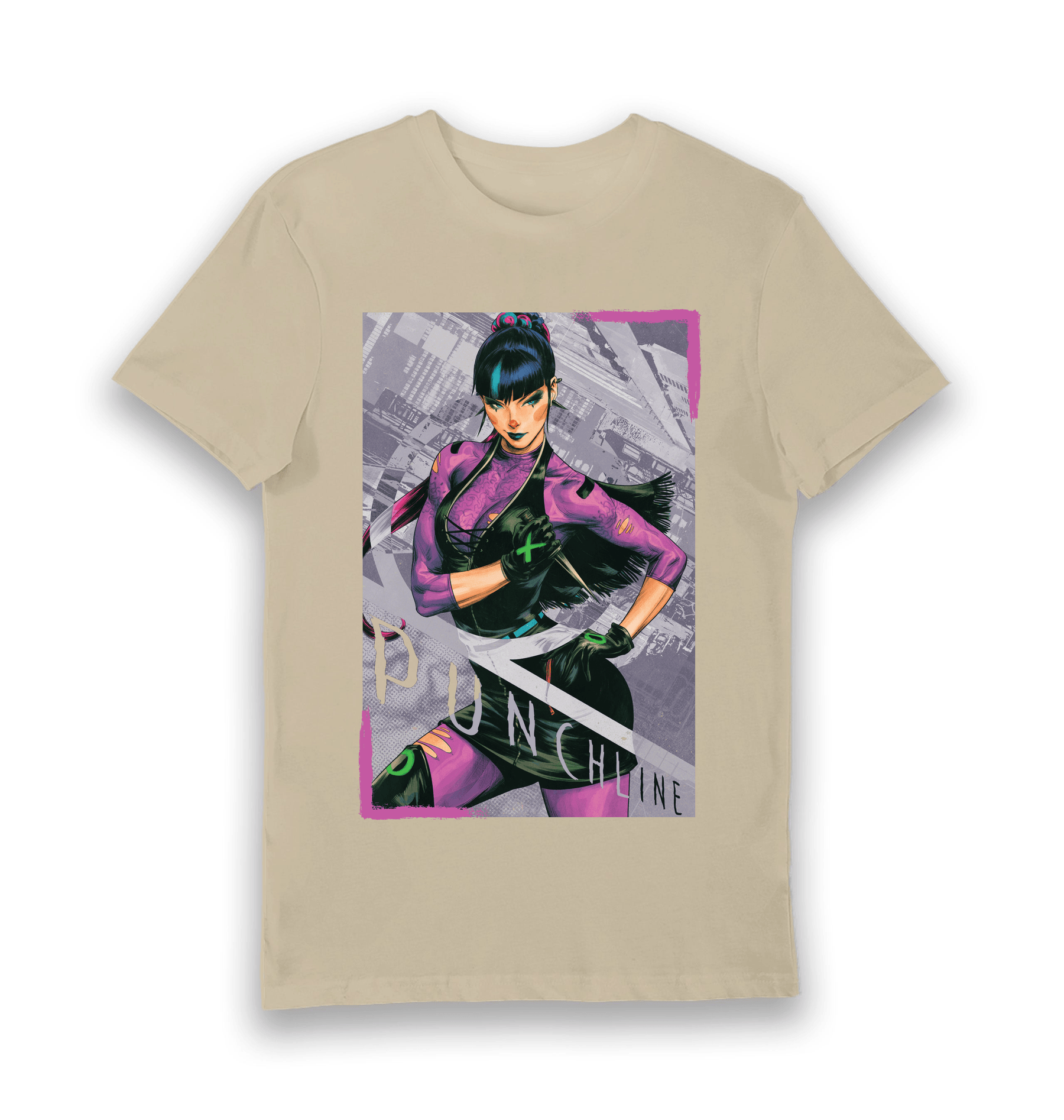 Sand Printed T-shirt Front