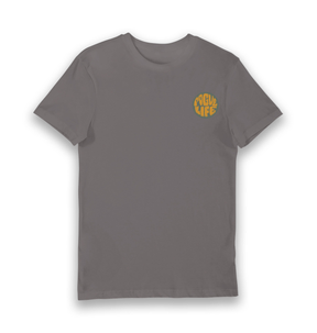 Charcoal Printed T-shirt Front