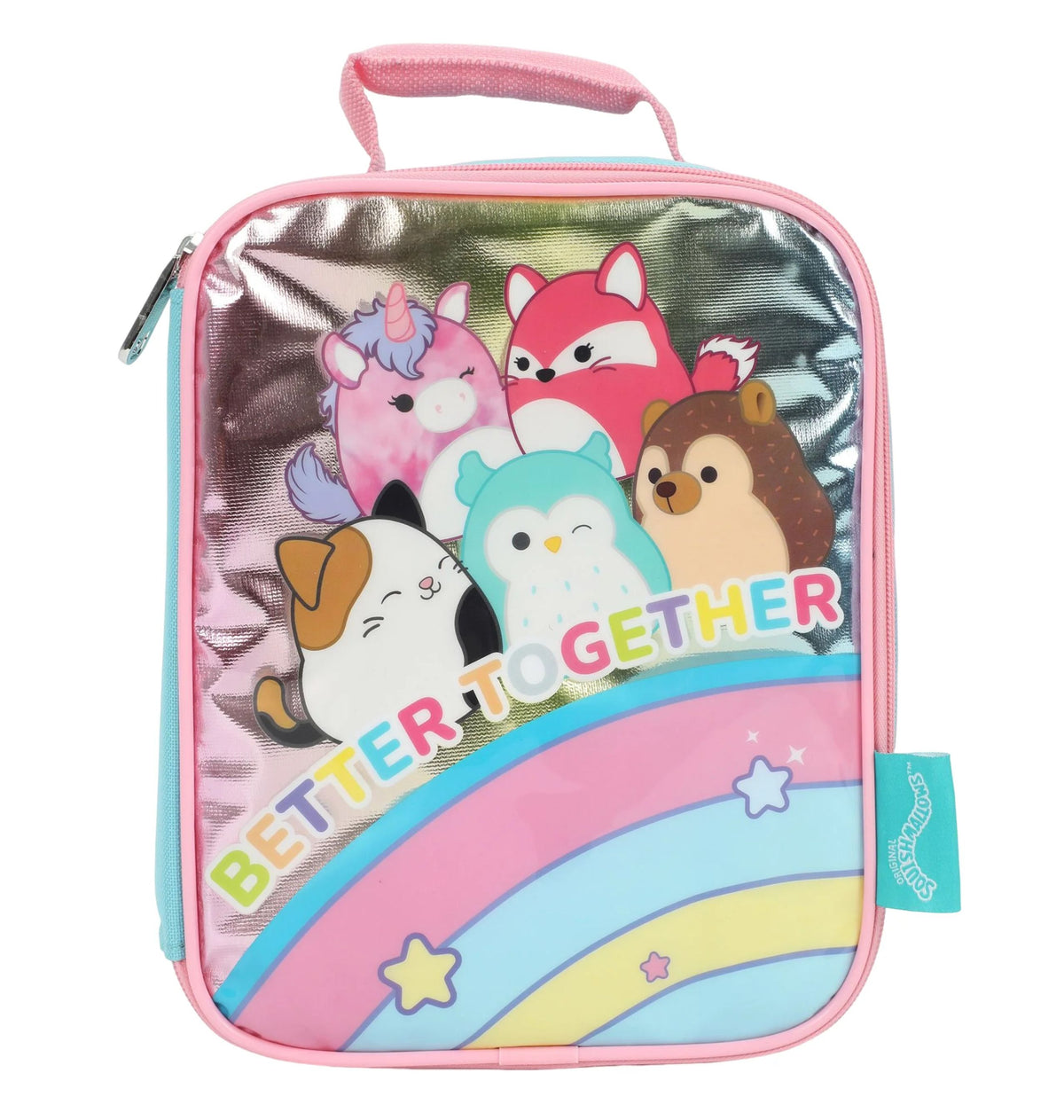 Pink Lunch Boxes & Bags Front