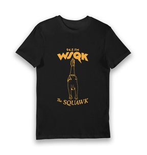 Black Printed T-shirt Front