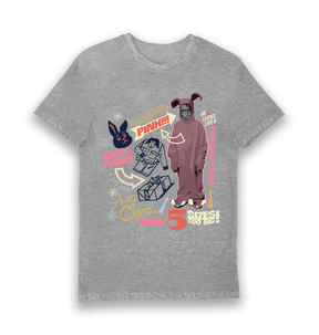 Sports Grey Printed T-shirt Front